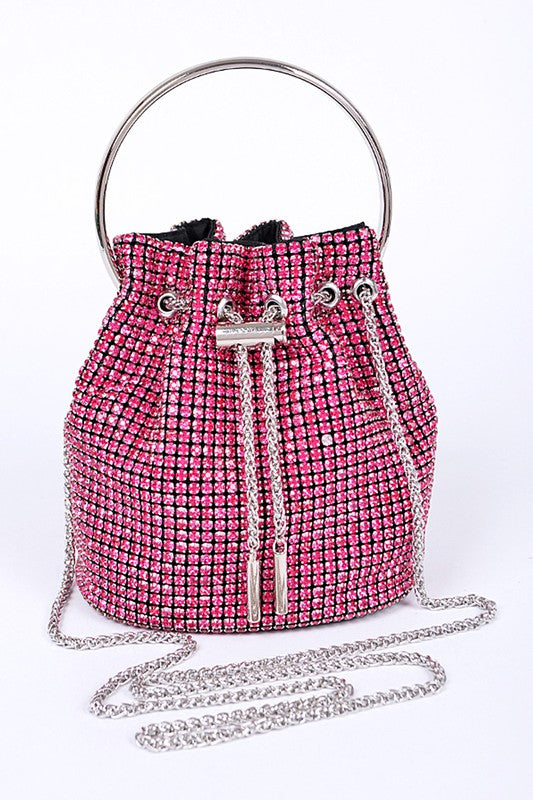 Oversize Rhinestone Iconic Bucket Bag