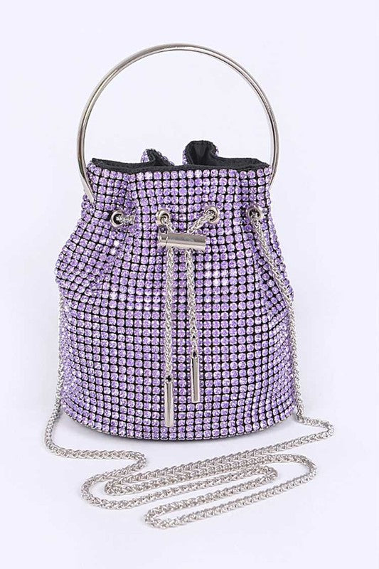 Oversize Rhinestone Iconic Bucket Bag