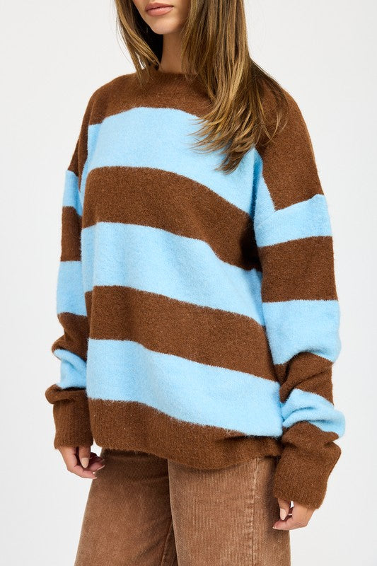 OVERSIZED STRIPED JUMPER