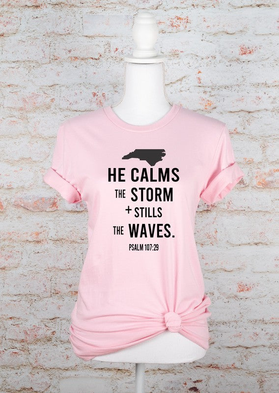 North Carolina Calms the Storms Graphic Tee