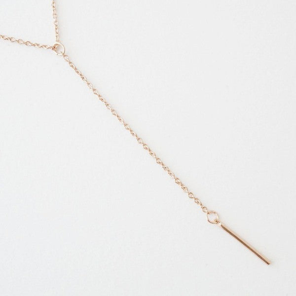 Delicate Lariat Necklace