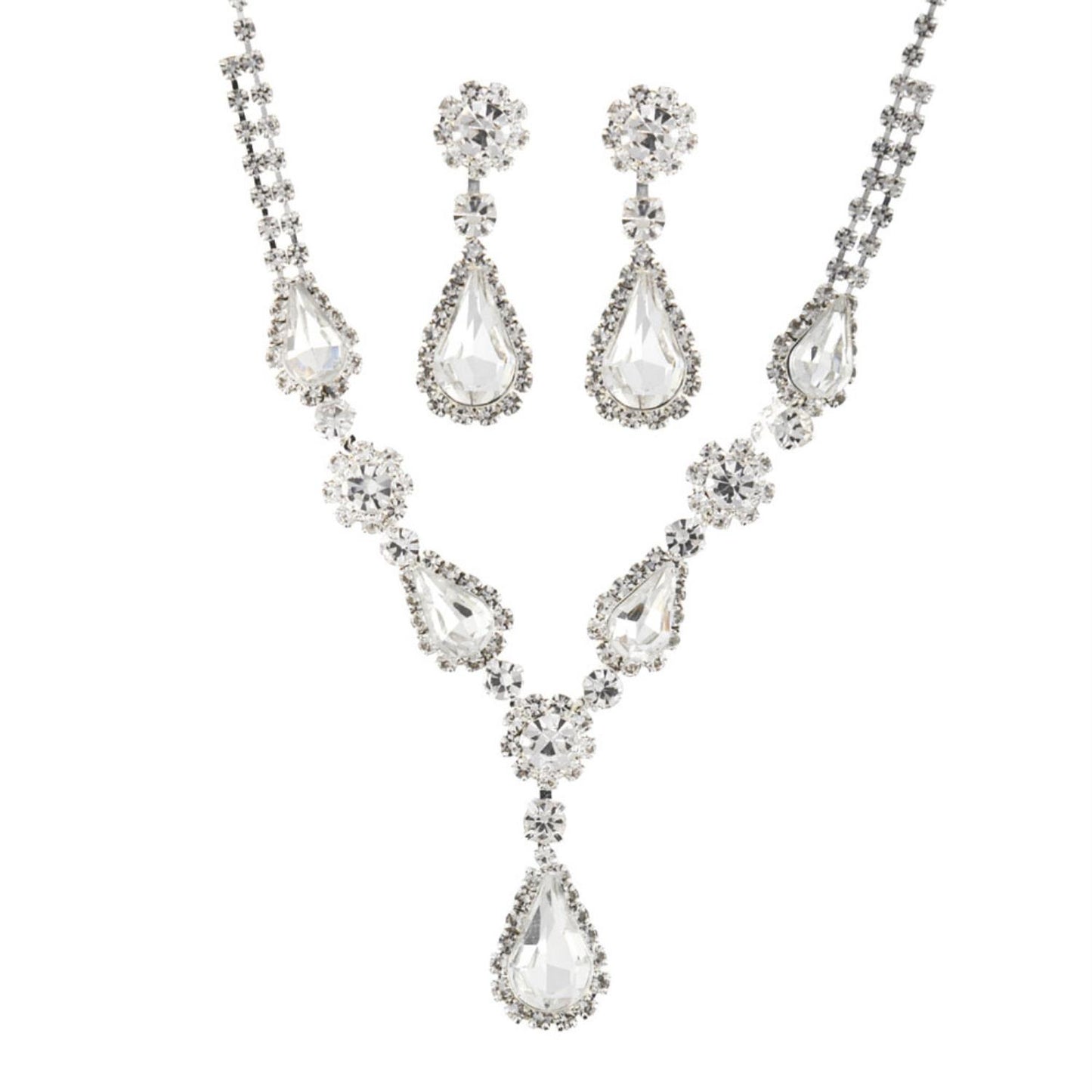 Marquise Drop Bridal Set