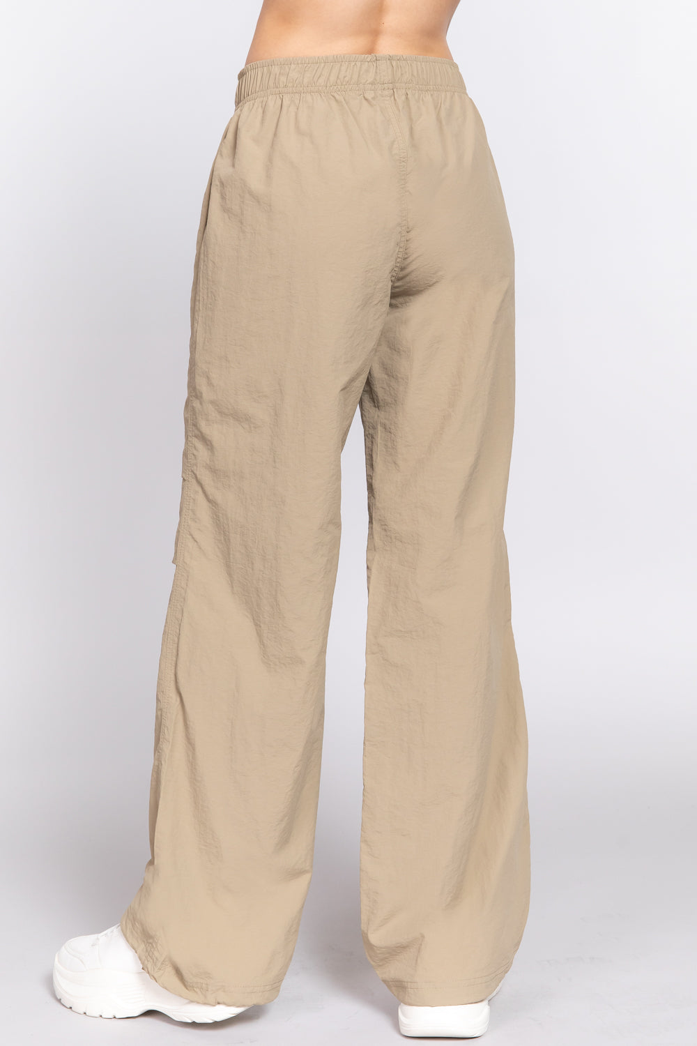 Waist Elastic Parachute Pants